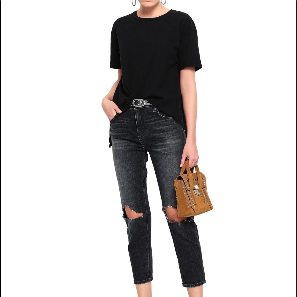 Current/Elliott Open back cotton jersey T-shirt size 2